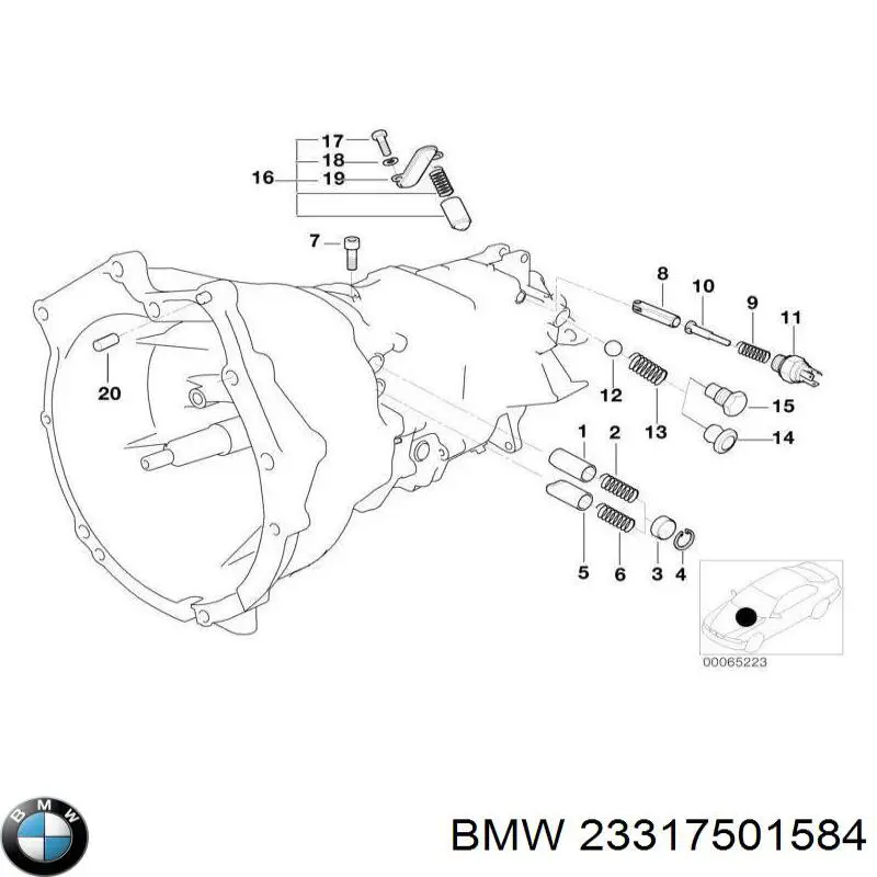 23317501584 BMW 