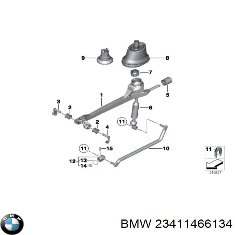 Палець (шплінт) дверної петлі BMW 23411466134 ціна, від 2.18 USD