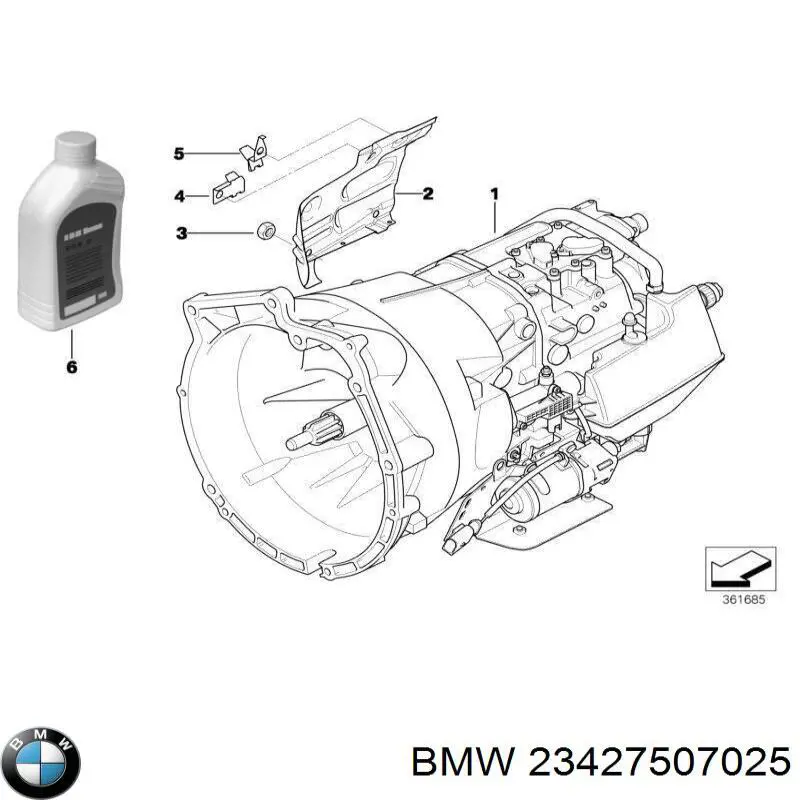 Купити 23427507025 BMW 