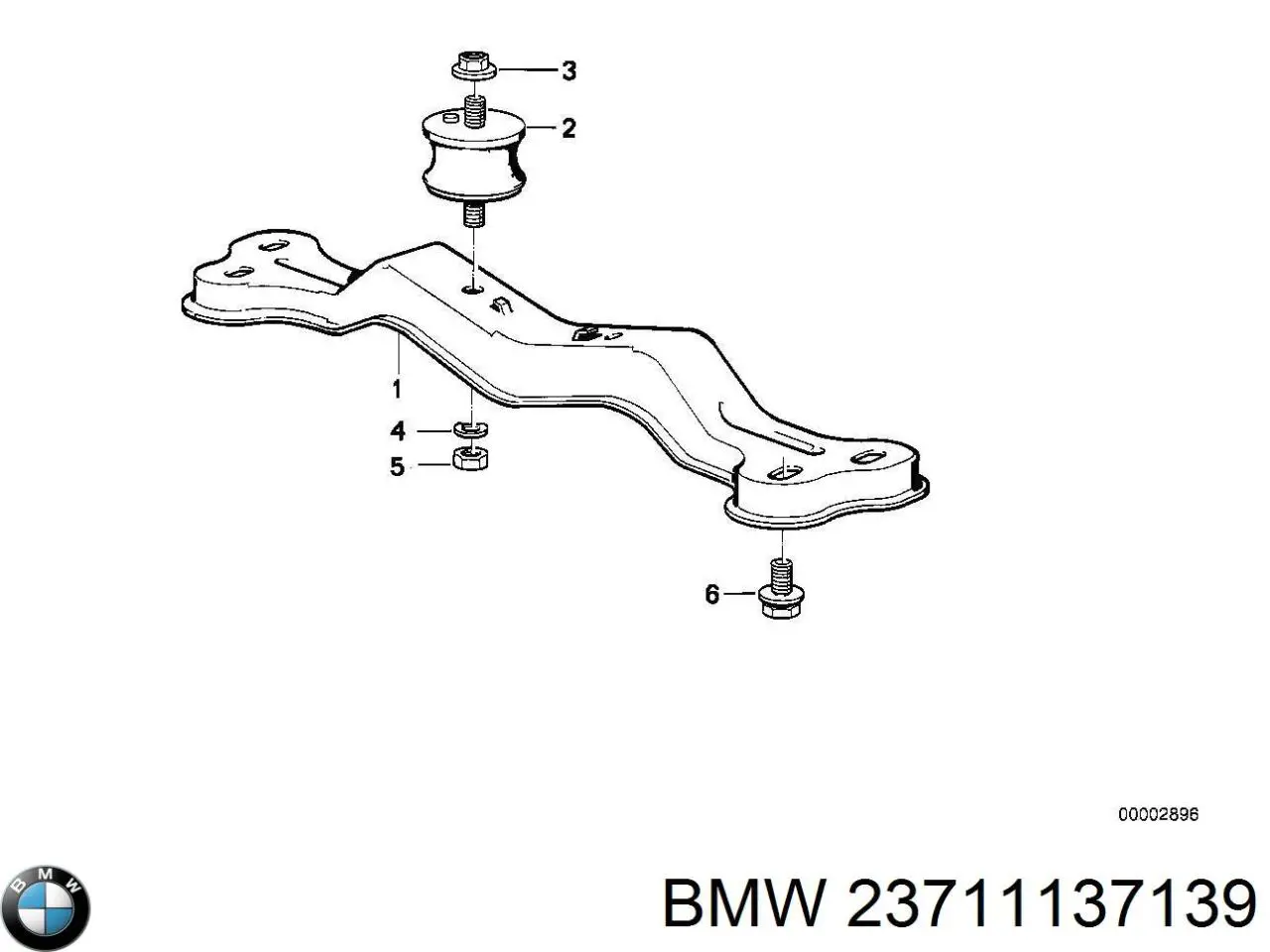 Купити 23711137139 BMW Подушка коробки передач
