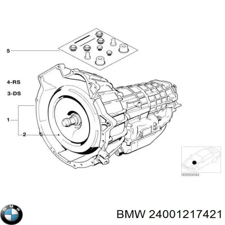 МКП в зборі BMW 24001217421 ціна, від 1998.64 USD