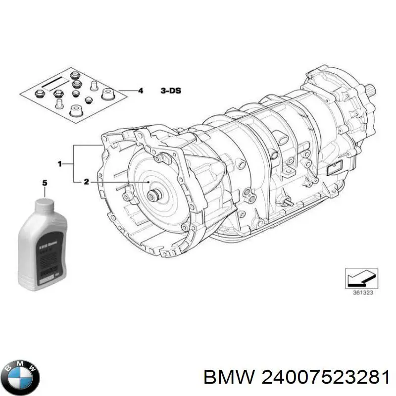 24007520359 BMW акпп в зборі (автоматична коробка передач)