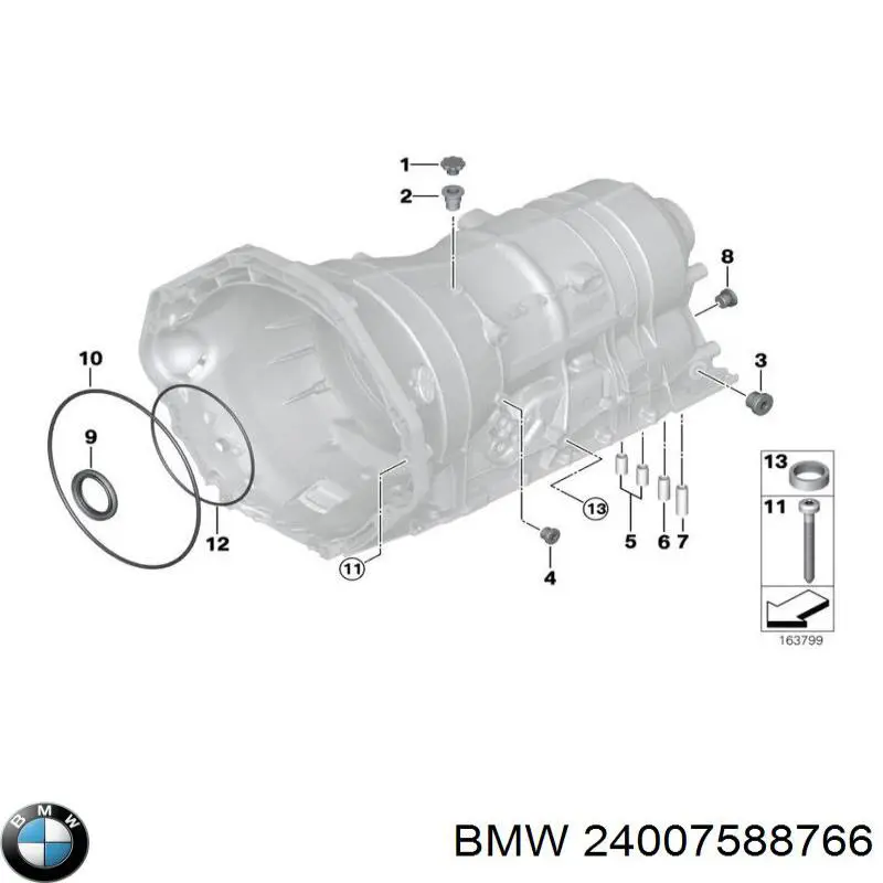 Купити 24007588766 BMW 