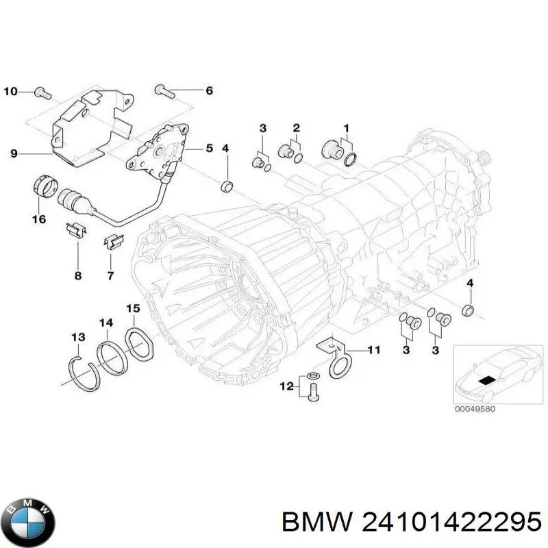  BMW 24101422295 ціна, від 1406.17 USD