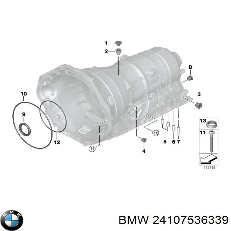 Ремкомплект АКПП на BMW X6 (E72)