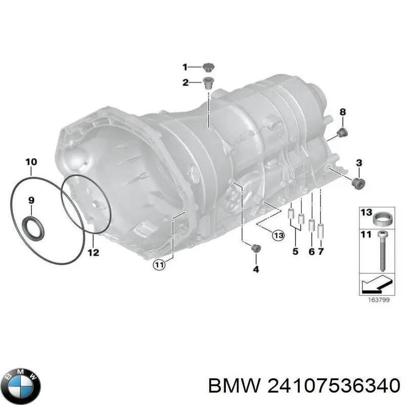 Ремкомплект АКПП ZF Parts 501319280 ціна, від 16.05 USD