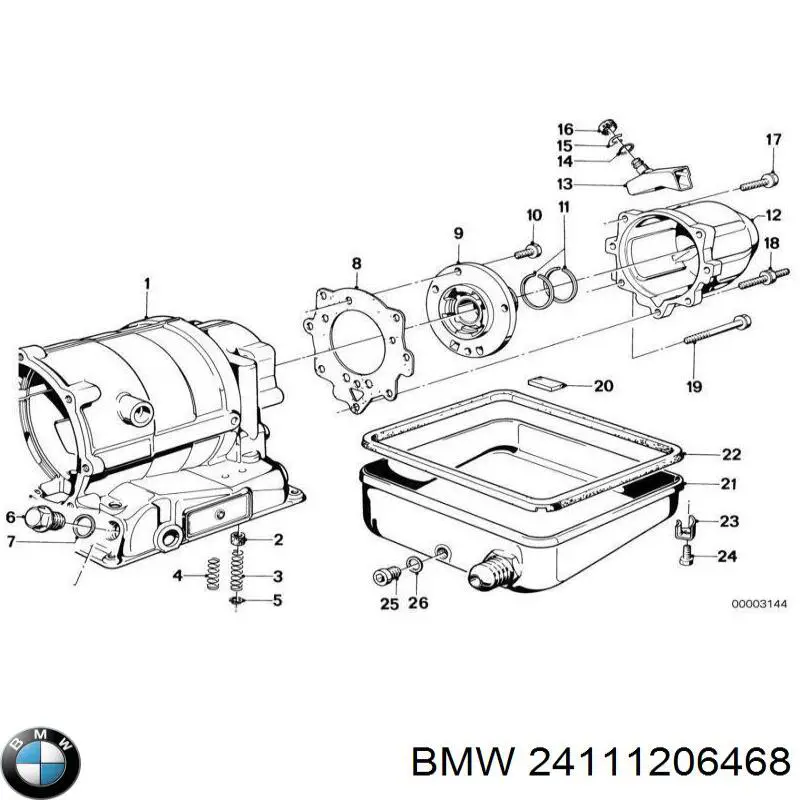 24111206468 BMW Магніт АКПП