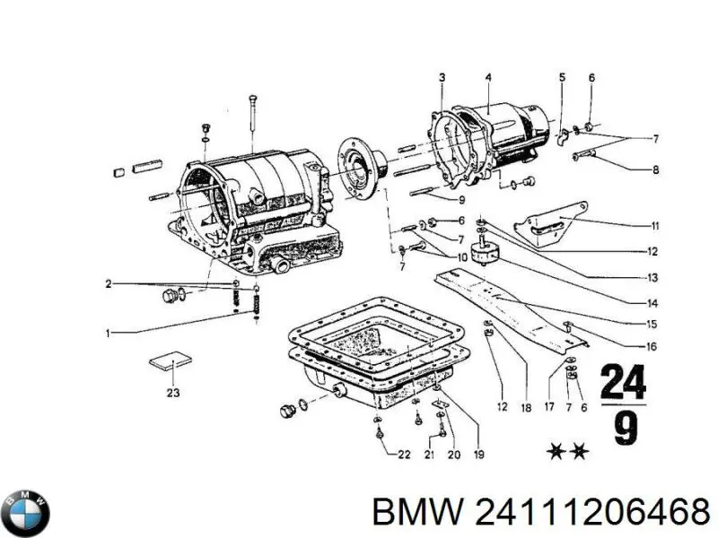 Магніт АКПП BMW 24111206468 ціна, від 48.96 USD