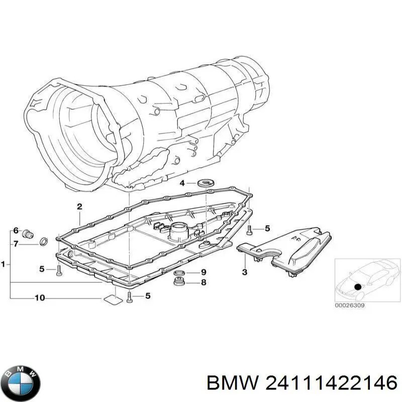  BMW 24111422146 ціна, від 221.80 USD