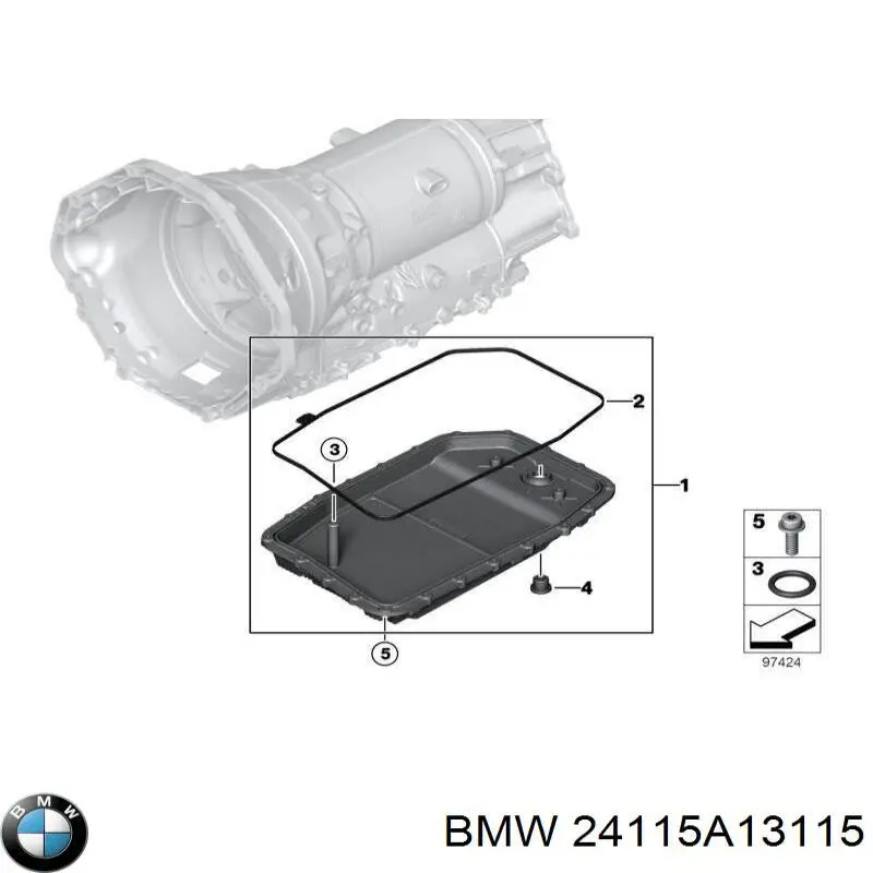 Піддон АКПП BMW 24115A13115 ціна, від 68.75 USD