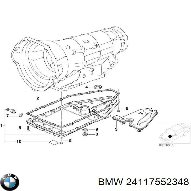  BMW 24117552348 ціна, від 3.95 USD