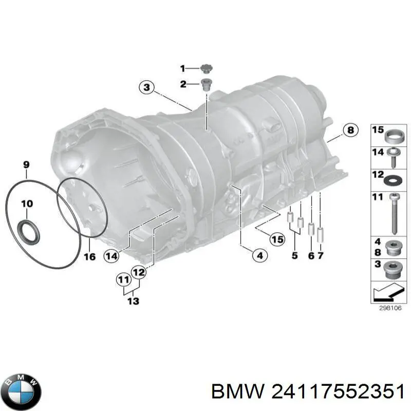 Купити TYB500040 Land Rover Пробка піддона АКПП