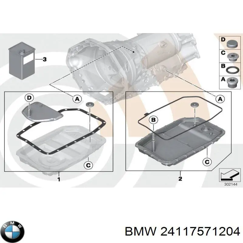 501323155 ZF Parts Прокладка піддону АКПП