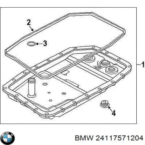 Прокладка піддону АКПП ZF Parts 501323155 ціна, від 7.80 USD