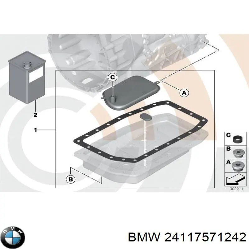 Купити 24117571242 BMW 