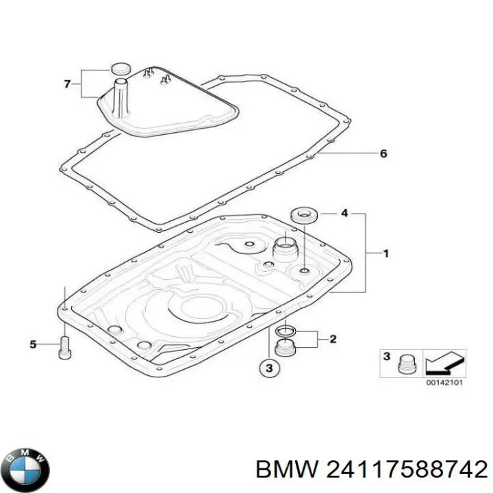  BMW 24117588742 ціна, від 14.84 USD