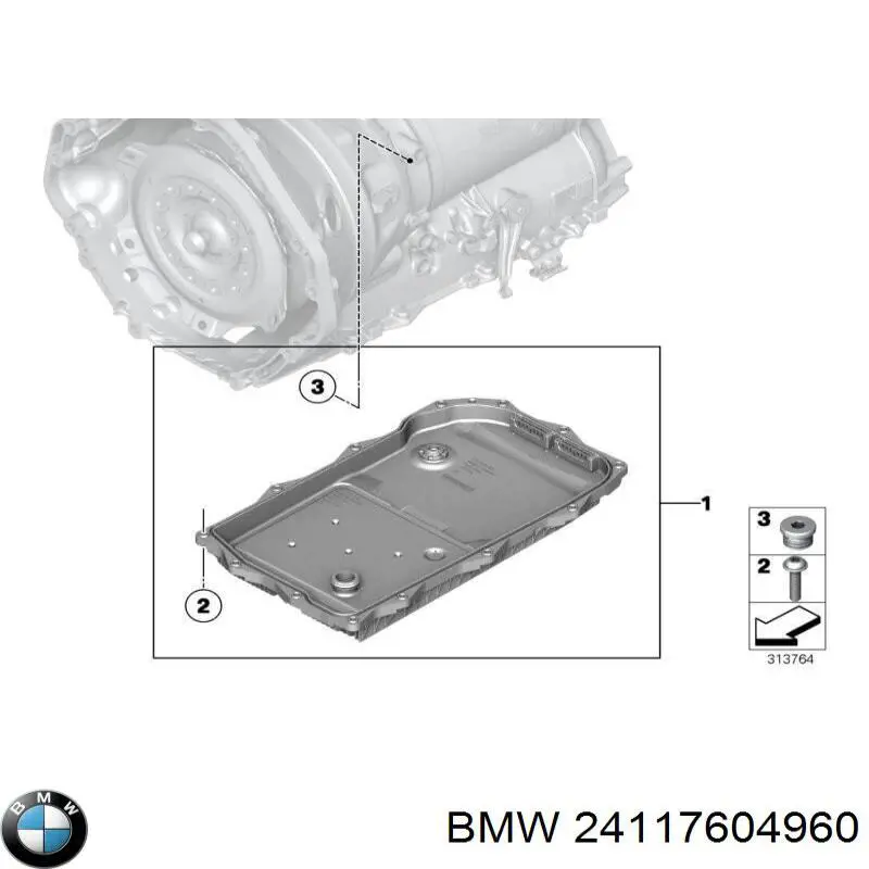 Купити 24117604960 BMW Піддон АКПП