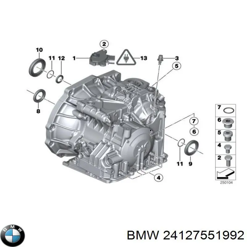  BMW 24127551992 ціна, від 33.11 USD