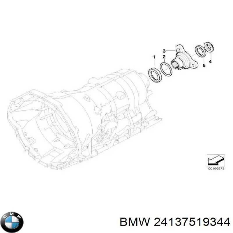 0734319633 ZF Parts Сальник АКПП/КПП, вихідного/вторинного вала