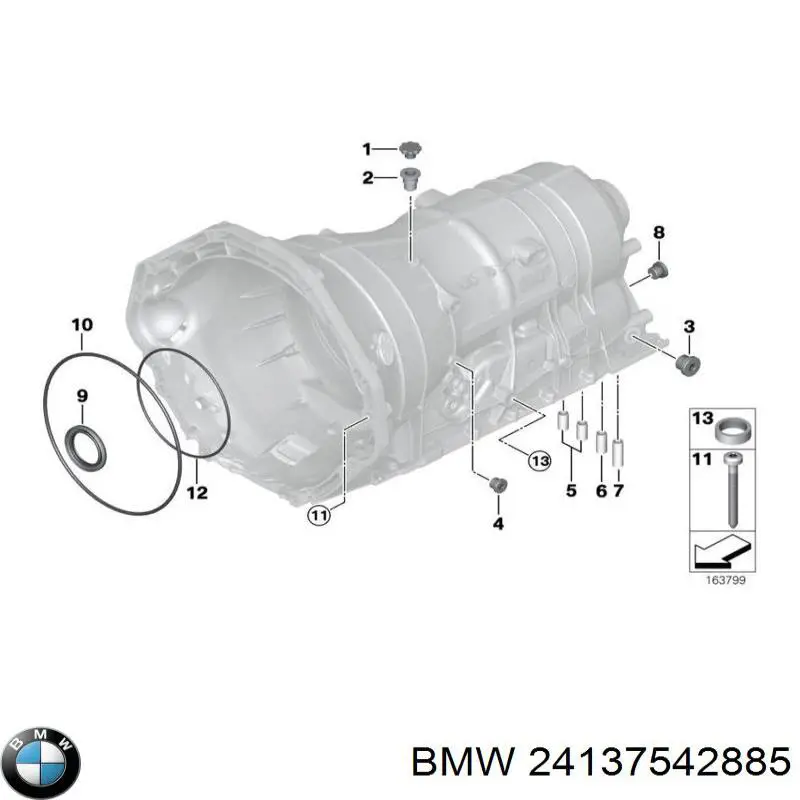 Купити TZB500010 Britpart Сальник АКПП/КПП, вихідного/вторинного валу