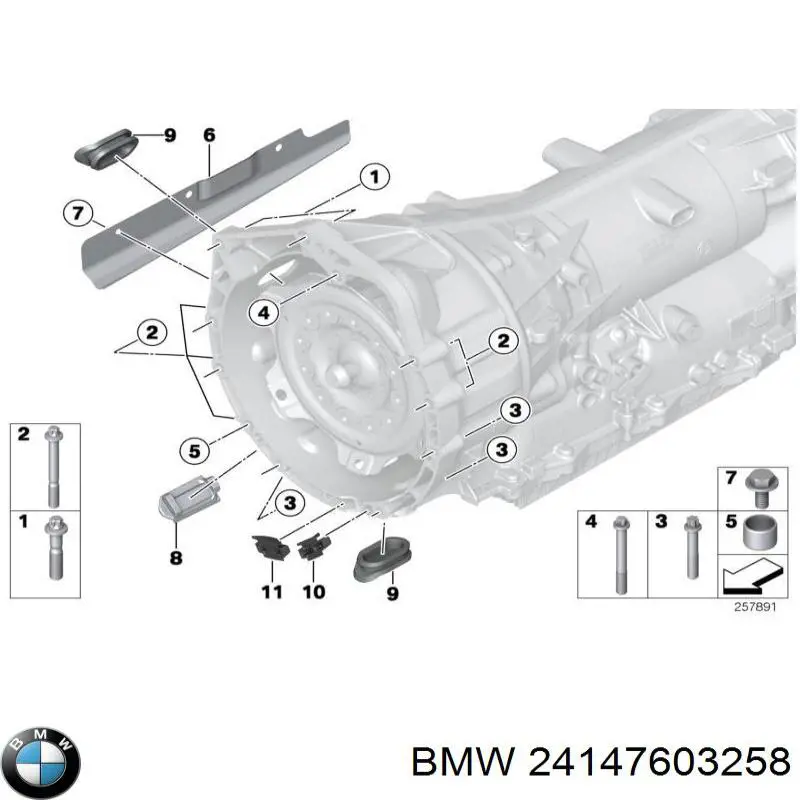 24147603258 BMW Авто генератор