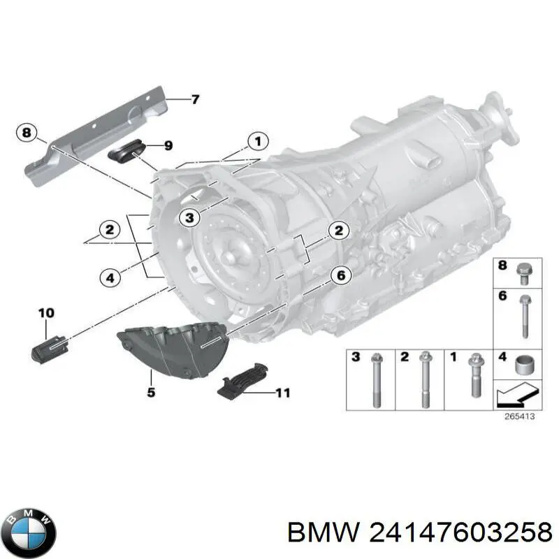 Генератор BMW 24147603258 ціна, від 6.33 USD