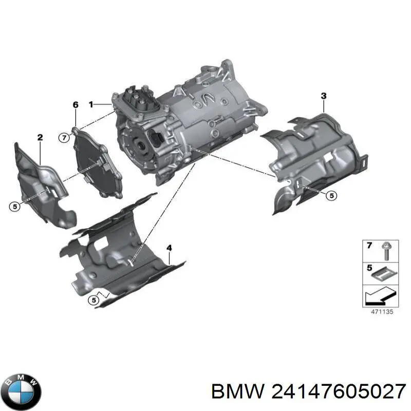  BMW 24147605027 ціна, від 1.19 USD