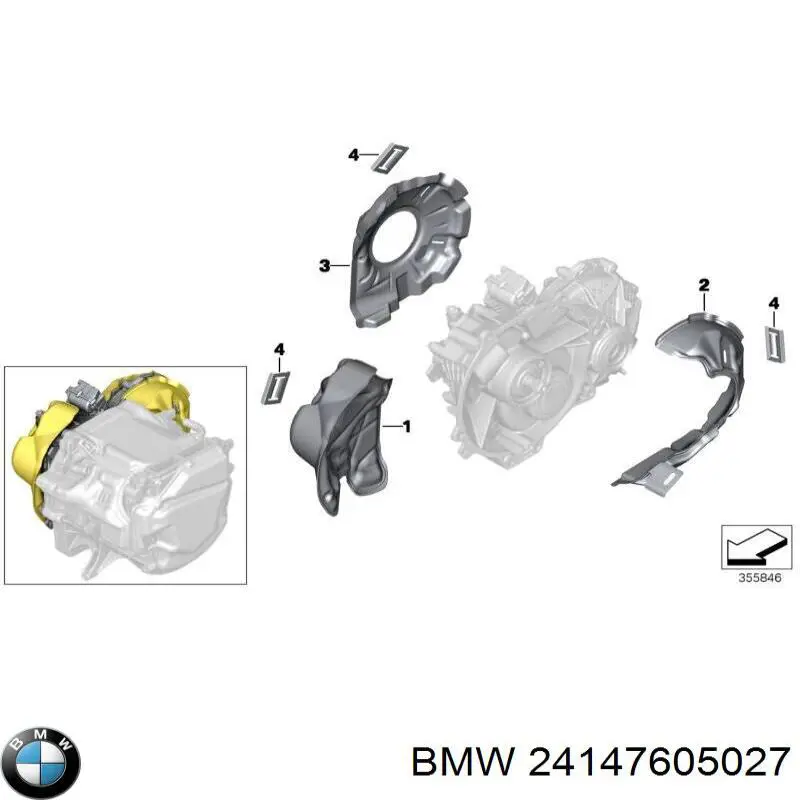 Купити 24147605027 BMW 