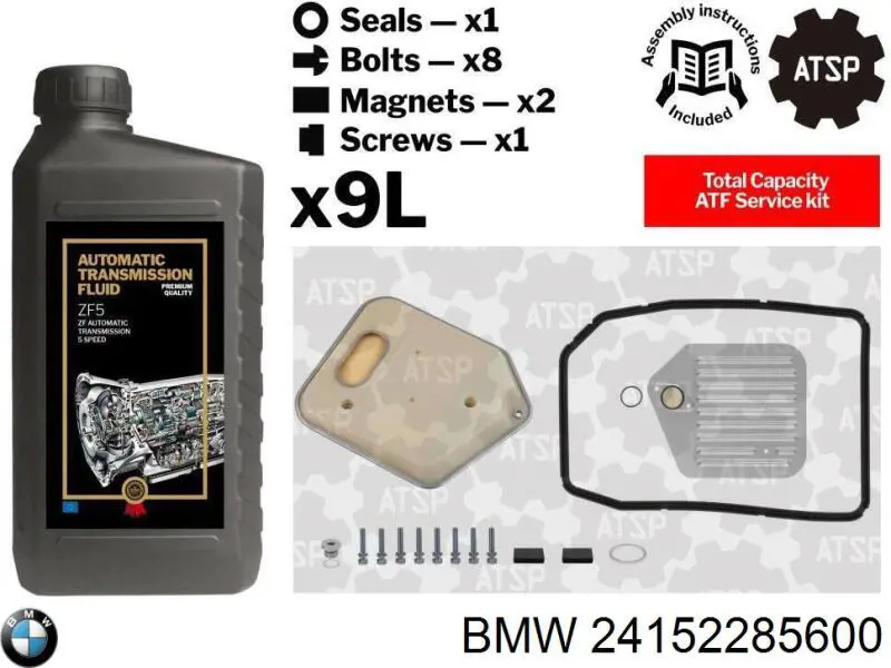 Купити 24152285600 BMW Сервісний комплект для заміни масла АКПП