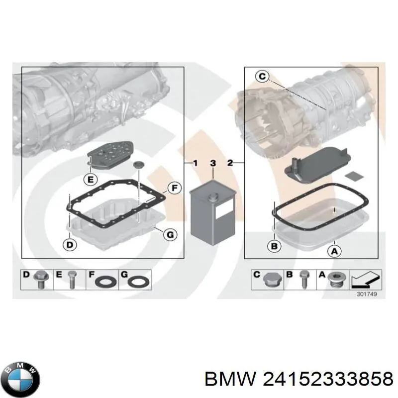 24152333858 BMW фільтр акпп