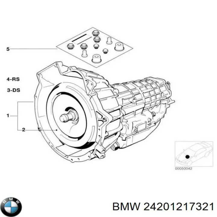 Купити 24201217321 BMW Прокладка кришки горловини, маслозаливної