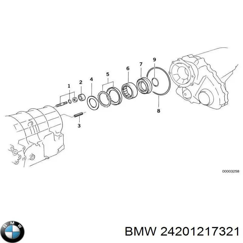 Прокладка кришки горловини, маслозаливної 24201217321 BMW