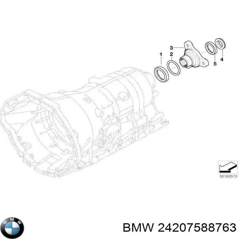 Купити 7588763 BMW Сальник АКПП/КПП, вихідного/вторинного валу