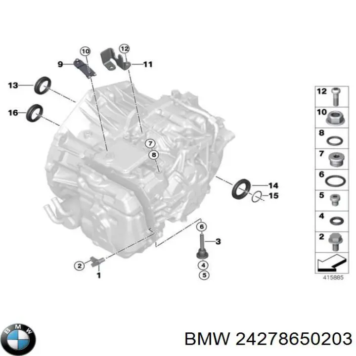 Купити 24278650203 BMW 
