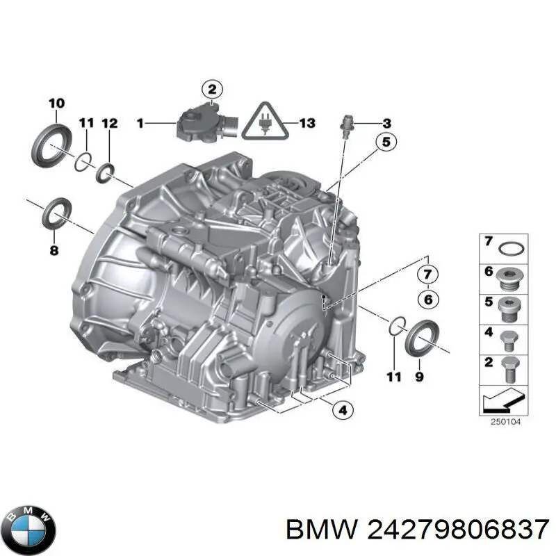  BMW 24279806837 ціна, від 37.55 USD