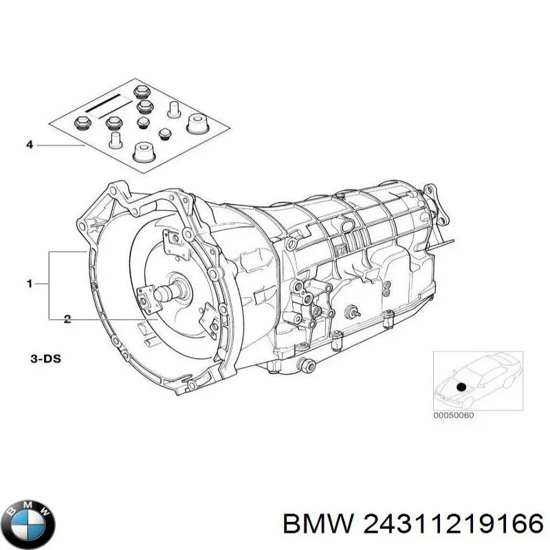 Ущільнення, кільце масляного насоса АКПП на BMW X3 (E83)