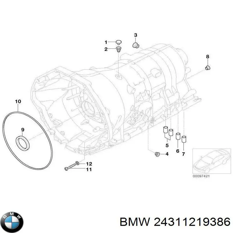  BMW 24311219386 ціна, від 3.00 USD