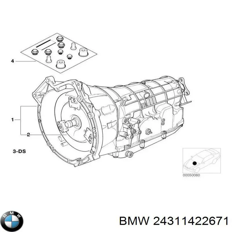 Купити 24311422671 BMW Сальник АКПП/КПП, вхідного/первинного валу