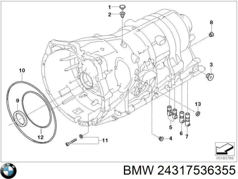  BMW 24317536355 ціна, від 5.04 USD