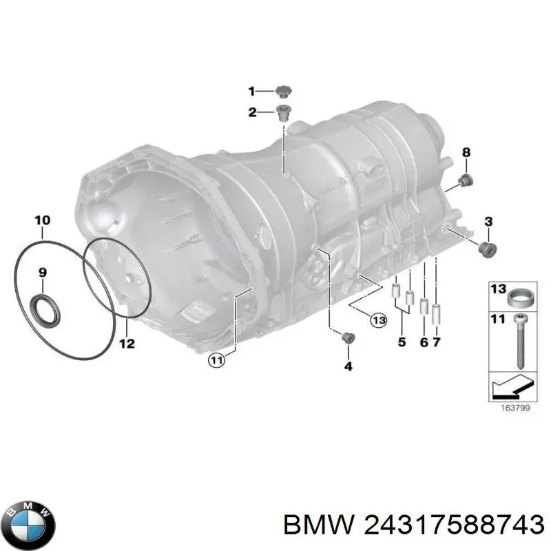  BMW 24317588743 ціна, від 8.48 USD