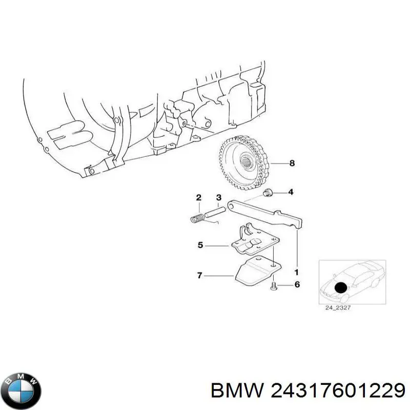 Купити 24317601229 BMW 