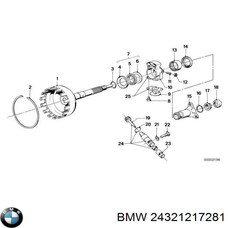 Купити 24321217281 BMW Реле регулятор напруги генератора