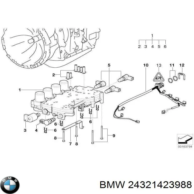 Регулятор тиску масла АКПП на BMW X3 (E83)