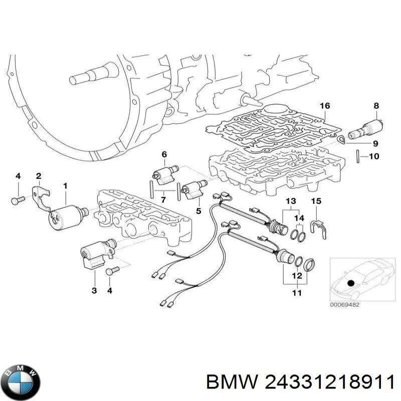 Купити 24337537063 BMW 