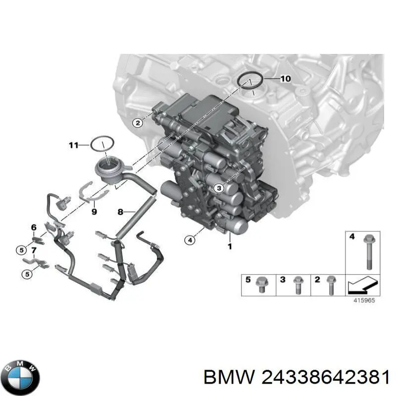  BMW 24338642381 ціна, від 2622.95 USD