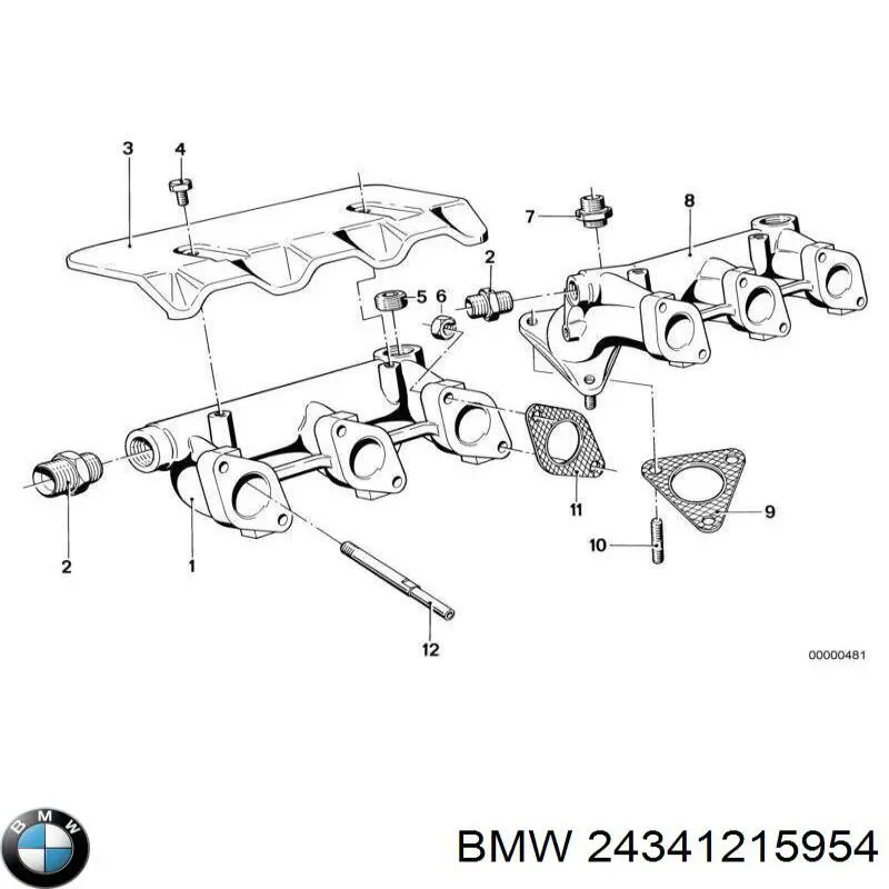 Купити 24341215954 BMW 