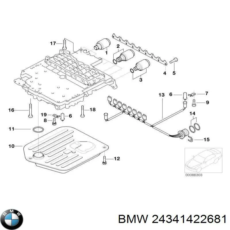 BMW 24341423719 ціна, від 190.04 USD