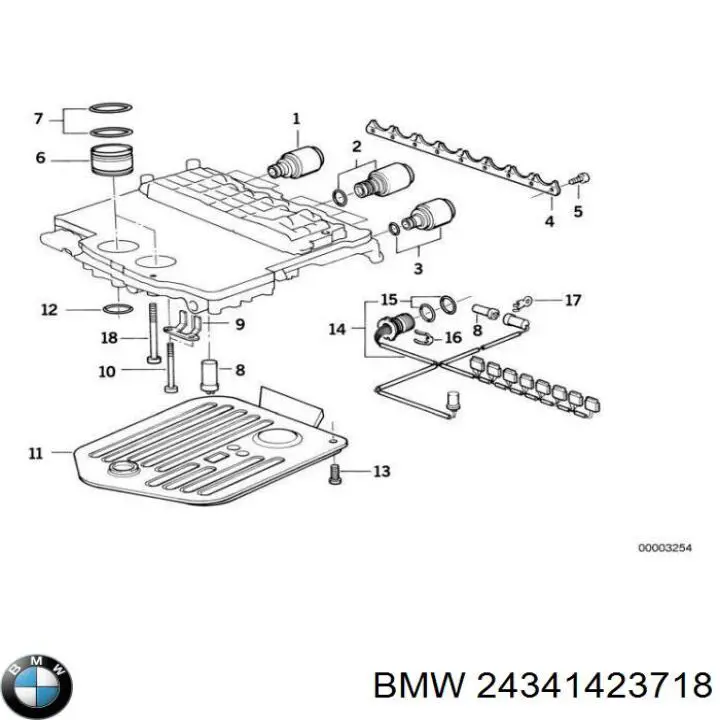 Купити 24341423718 BMW Регулятор тиску палива