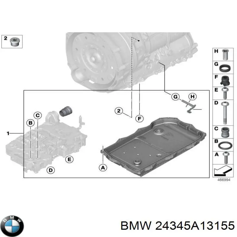 BMW 24345A13155 ціна, від 173.57 USD