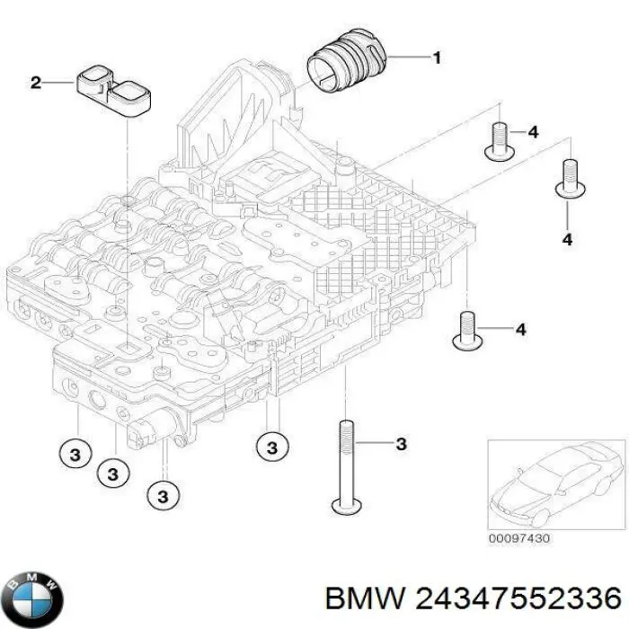 Купити 24347552336 BMW Прокладка гідроблока АКПП